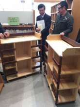 Ishinomaki HS Taylor Bunko - Endo-san & Principal