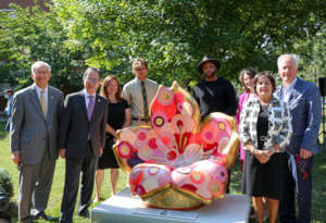 RMC Sakura Sculpture Dedication