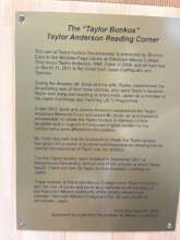 R-MC Taylor Bunko Plaque
