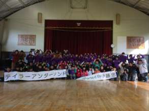 Fukushima and Ishinomaki students Sports Onigokko