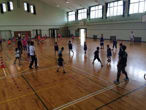 Sports Onigokko at Watanoha Elementary School