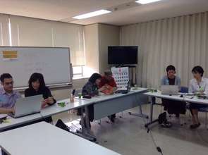Volunteers translating Amb Kennedy's books