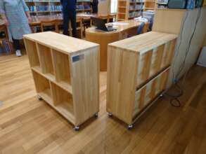 Yuriage ES Short Bookshelves
