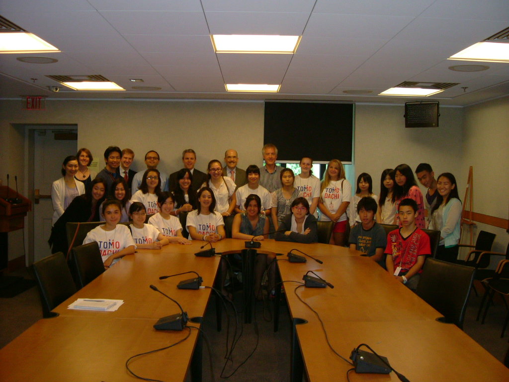 Ishinomaki Exchange students visit State Dept.