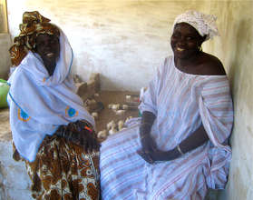 Fass Kane Cooperative members visiting poultry
