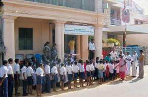 Flag Hoisting on Independence day