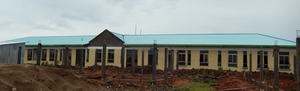 Back side, Block One &foundation for more hospital