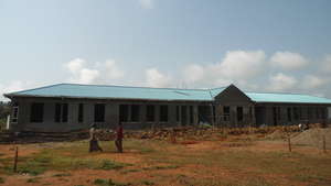 Kamashi Hospital Block One construction progress