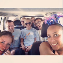 On the road with the AYUDA team to Camp Ami!
