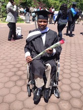 Edmund at the 2014 Commencement Ceremony