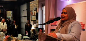 SGSNY Scholars Giving Speeches at SGSNY Fundraiser