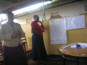 Dr Nasanga facilitating