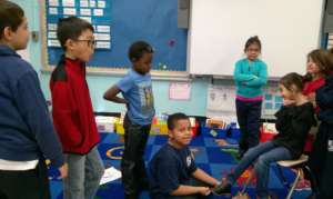 LTA 2nd graders tableau of CINDERELLA