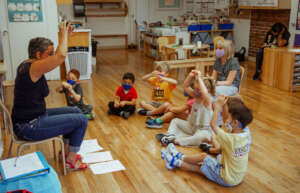 K-2 Students at Corlears School during Fall 2021