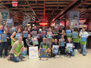 Arts For All's Paint Night Fundraiser