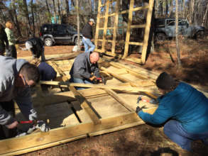 Building wall panels - lots of nailing