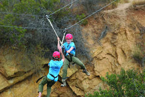 Youth on Zipline
