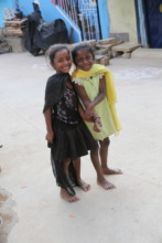 girls living in one ofBangalore's slum communities
