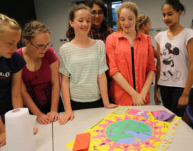 Students from the UN school made you a TY card