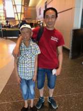 July 2018 - Kuan Returning to China with His Dad