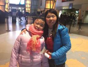 2019 Xueting leaving Boston after 5mos treatments