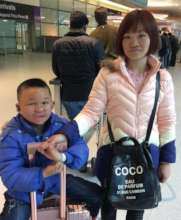 Feb 2018 - Jia and His Mother Arriving Boston