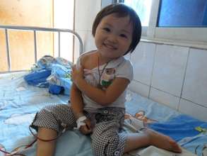 Xinting loves to smile even with thalassemia