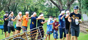 The Good Shepherd leads the Sheep away from danger