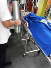 The aftermath of the accident