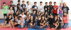 Core Youth Leaders -sharing a secret joke