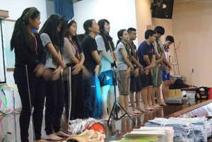 Leaders Demonstrate Action Song