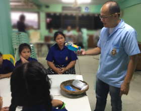 Volunteer meets with Teens and Children weekly