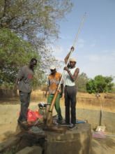 Removing the old, malfunctioning handpump
