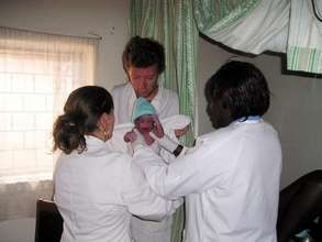 baby at the clinic