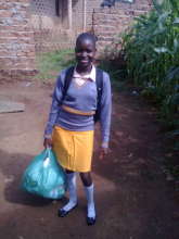 Nancy off to school