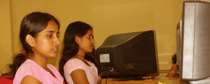 Girls working for the BPO