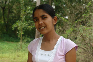This girl also got A passes for all three subjects
