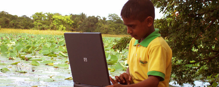 Computer skills for 100 Sri Lankan students