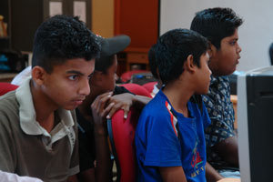 Computer skills for 100 Sri Lankan students