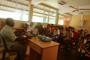 With the new computer teacher