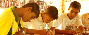 Students who got good results for English