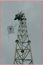 Mesh Internet tower