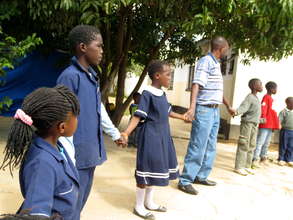 Children playing in a safe environment