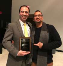 Board members received Community Service Awards