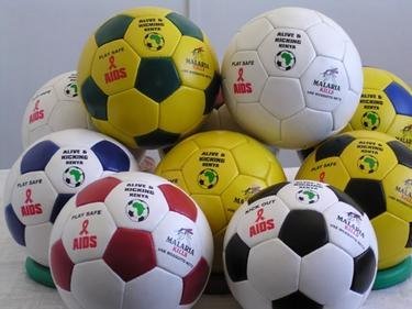 Making footballs that can save lives in Africa