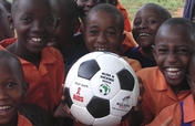 Making footballs that can save lives in Africa