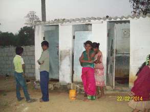 Toilets for 40 Poor Children in Karnataka, India