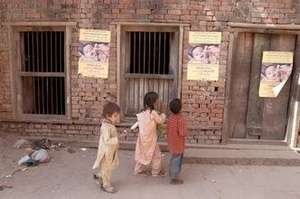 Polio immunization posters