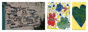 Drawings made by the girls
