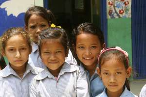 Students of PHASE-supported Balchandra School